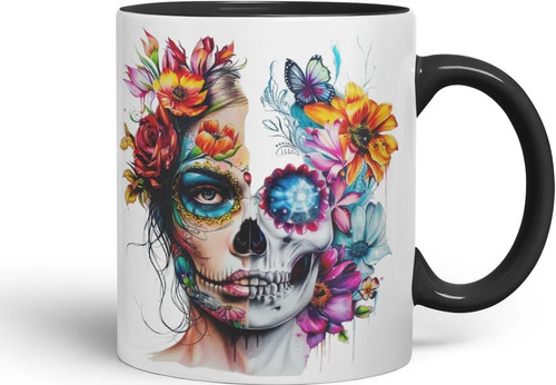 Tazza zucchero teschio - zucchero,