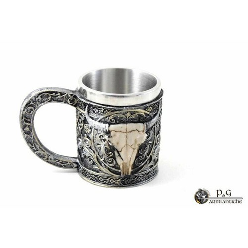 Tazza resina con teschio - tazza,