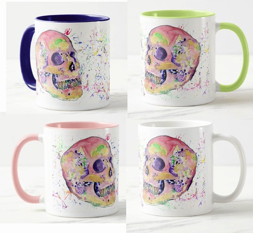 Tazza mug teschio laterale - mug,