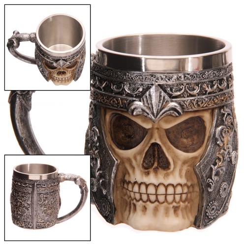 Tazza ornamentale scheletro
